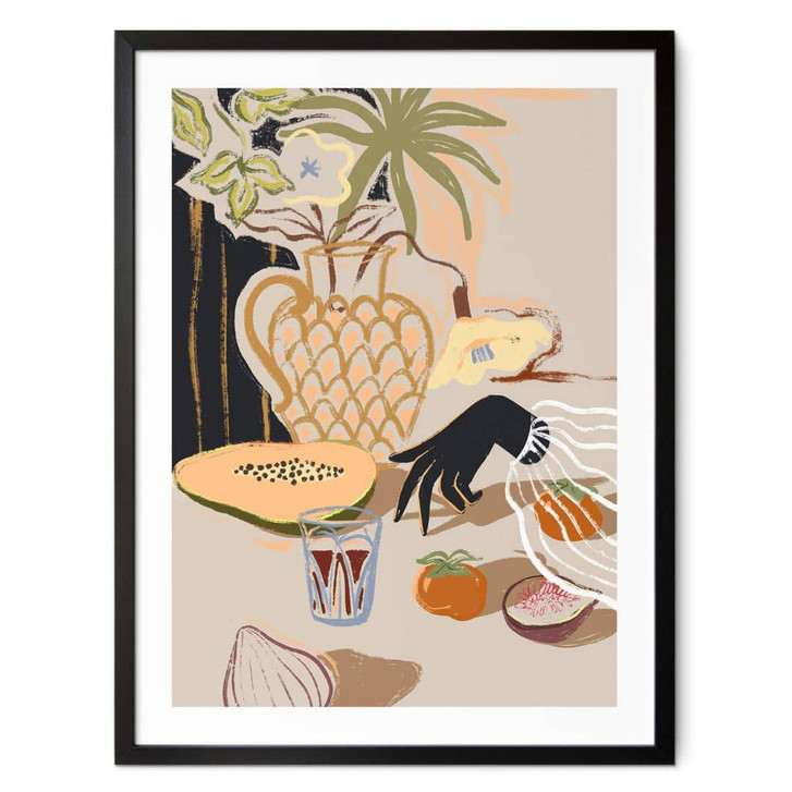 Poster Kunstdruck - Arty Guava - Exotische Früchte zum Frühstück - WA406756