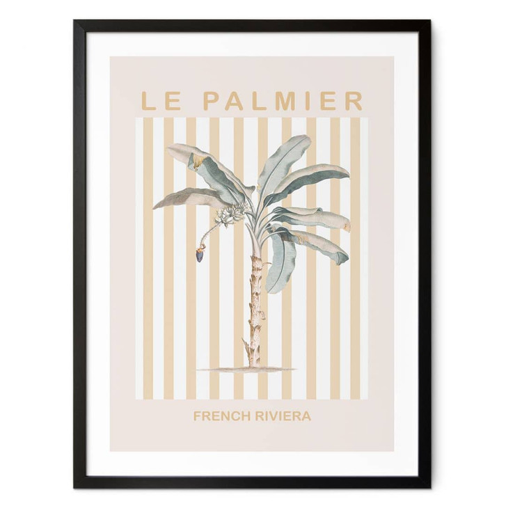 Poster Palme an der Französischen Riviera - Grace Digital Art - WA407066