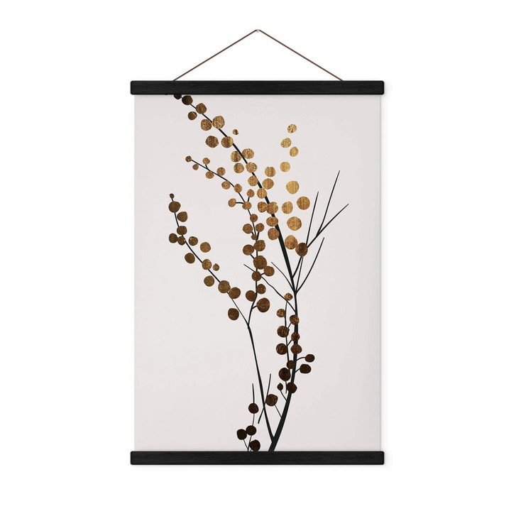 Stoffbild Kubistika - Goldener Zweig - WA410667