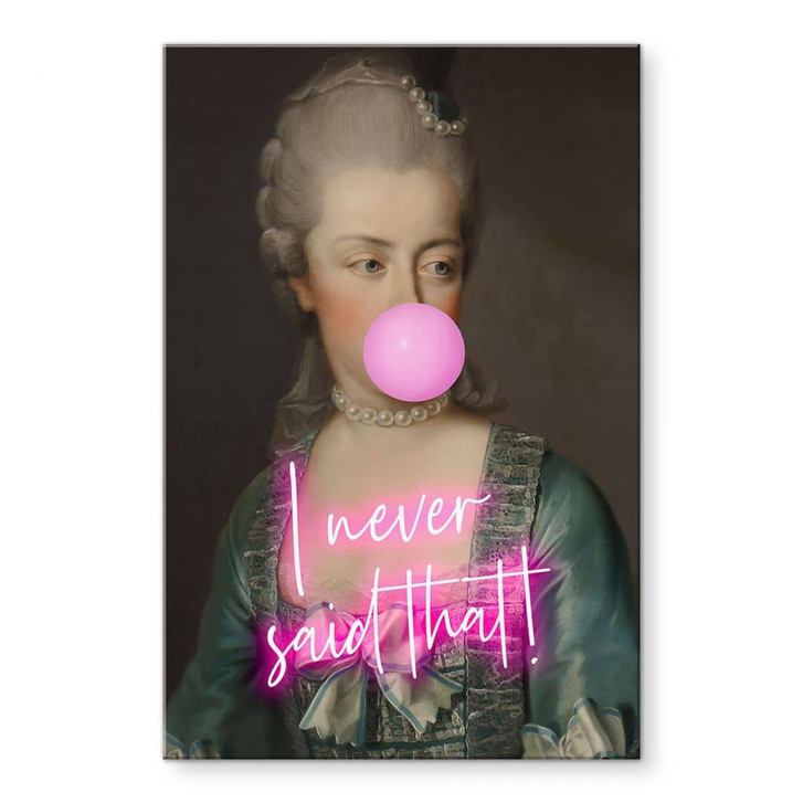 Acrylglasbild Marie Antoinette: I never said that - Grace Digital Art - WA479065