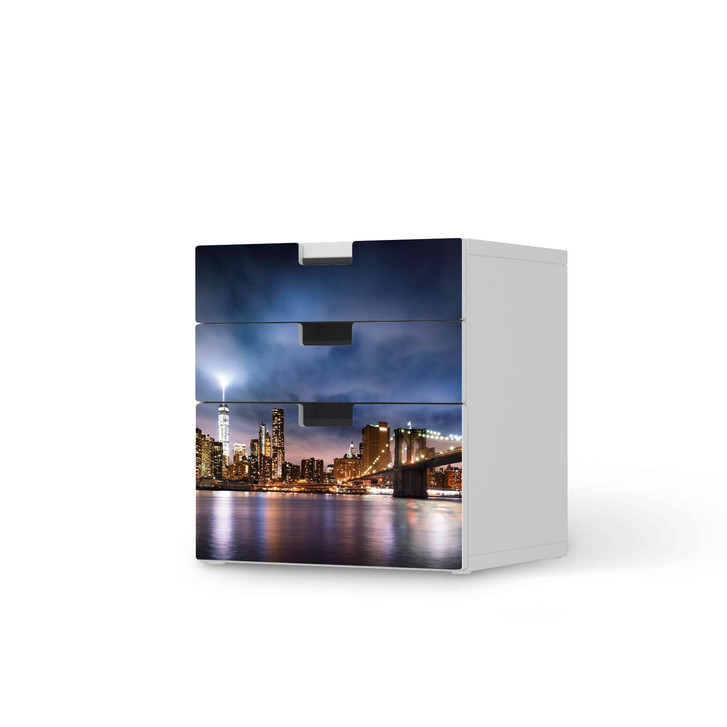 Folie IKEA Stuva / Malad Kommode - 3 Schubladen - Brooklyn Bridge - CR105988