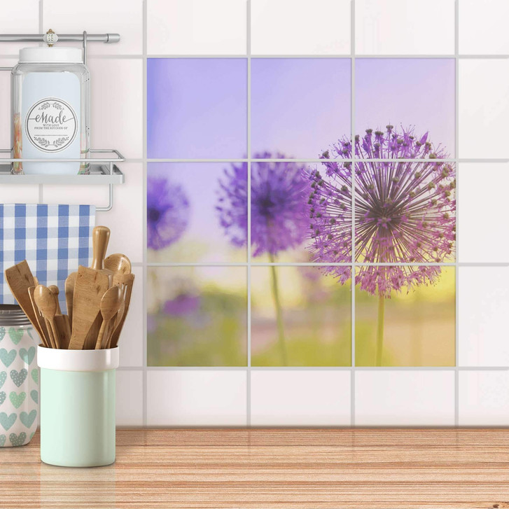 Klebefliesen - Spring Flower - 9er Set - CR108110