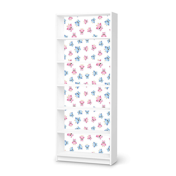 Klebefolie IKEA Billy Regal 6 Fächer - Eulenparty - CR111017