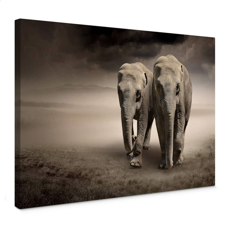 Leinwandbild Die Elefanten - WA361909
