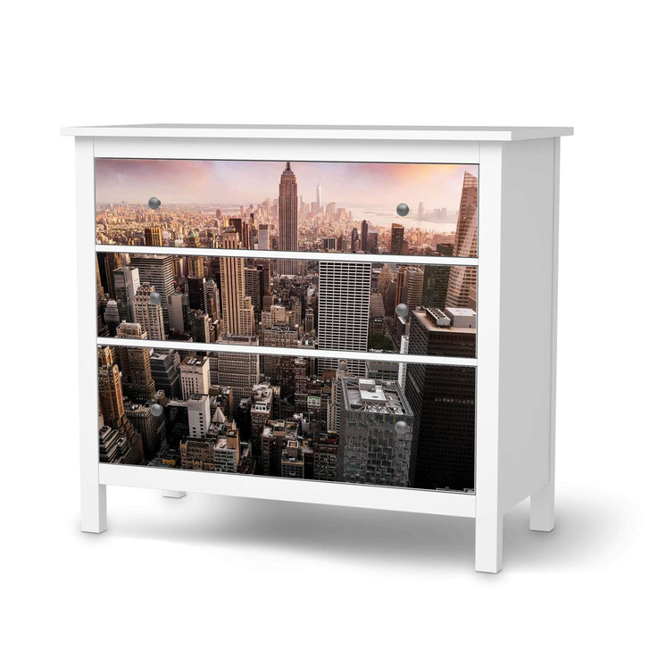 Möbelfolie IKEA Hemnes Kommode 3 Schubladen - Big Apple - CR114690
