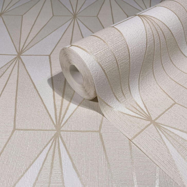 Vliestapete Grafisch Modern in Beige - WA483023