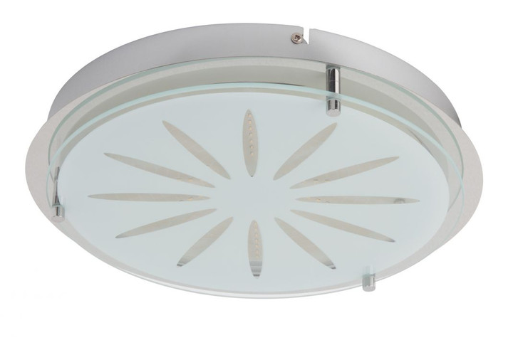 Wand- und Deckenleuchte Dora, metallic, 5.5 x 33 cm, Glas Deckenlampe - WA438574