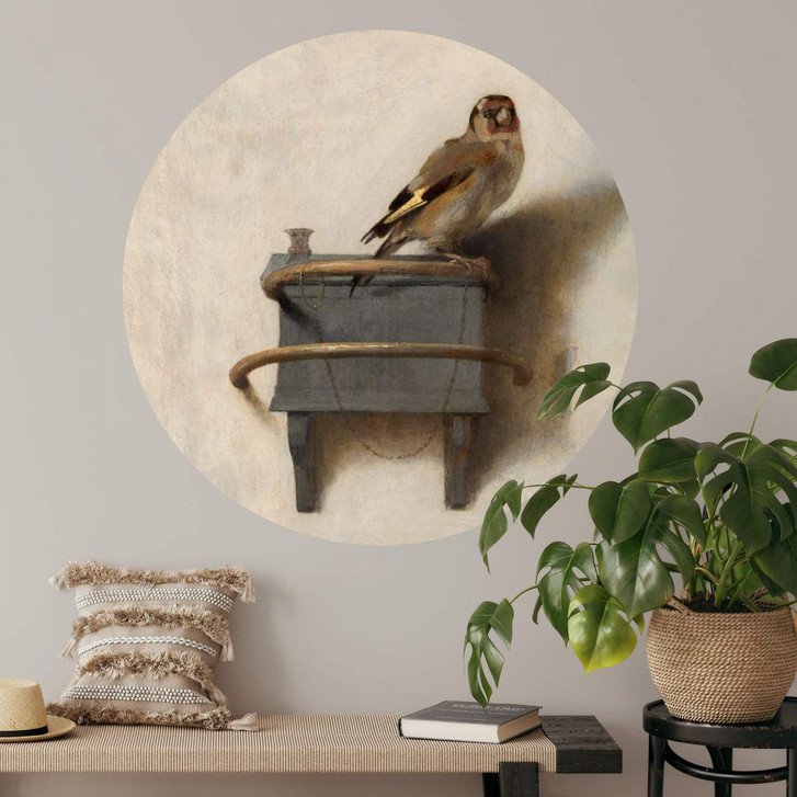 Wandtattoo Fabritius - Der Distelfink - Rund - WA383577