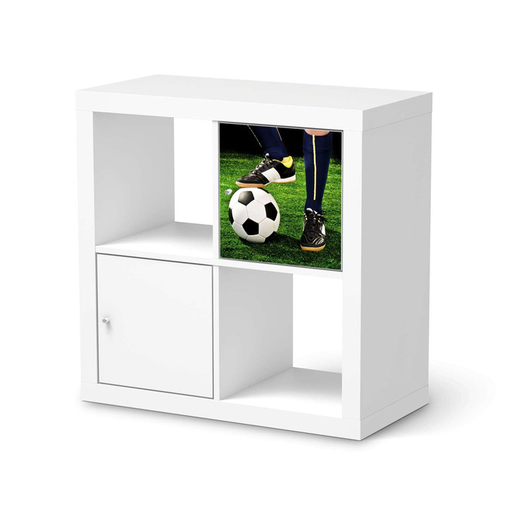 Möbelfolie IKEA Kallax Regal 1 Türe - Fussballstar - CR118285