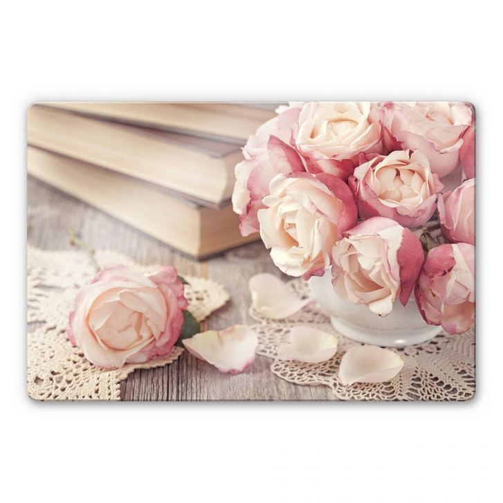 Glasbild Rosa Rosen - WA127070