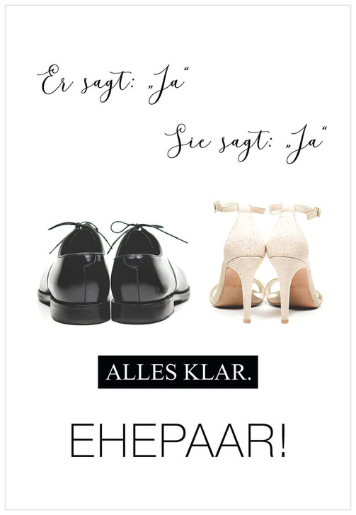 Gutschein Hochzeit Ehepaar - CHF 10 - GU991501