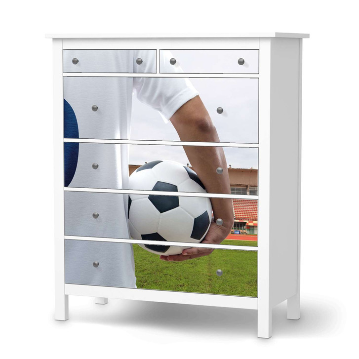 Klebefolie IKEA Hemnes Kommode 6 Schubladen - Footballmania - CR111356