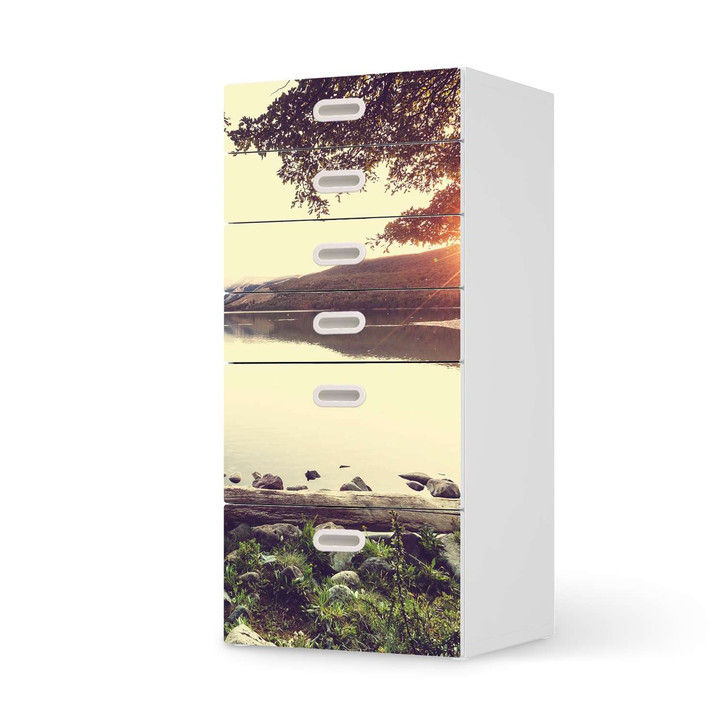 Klebefolie IKEA Stuva / Fritids Kommode - 6 Schubladen - Seaside Dreams - CR110237