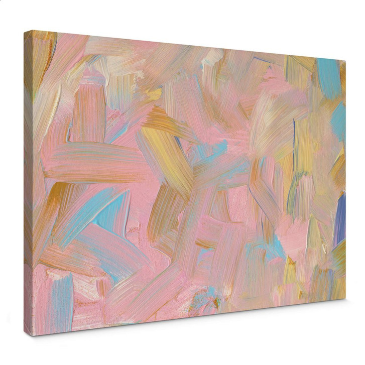 Leinwandbild uplusmestudio - Abstrakt in Rosa - WA378154