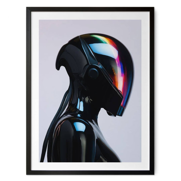 Poster Cyber Girl mit Helm - Paksoylu - WA483294