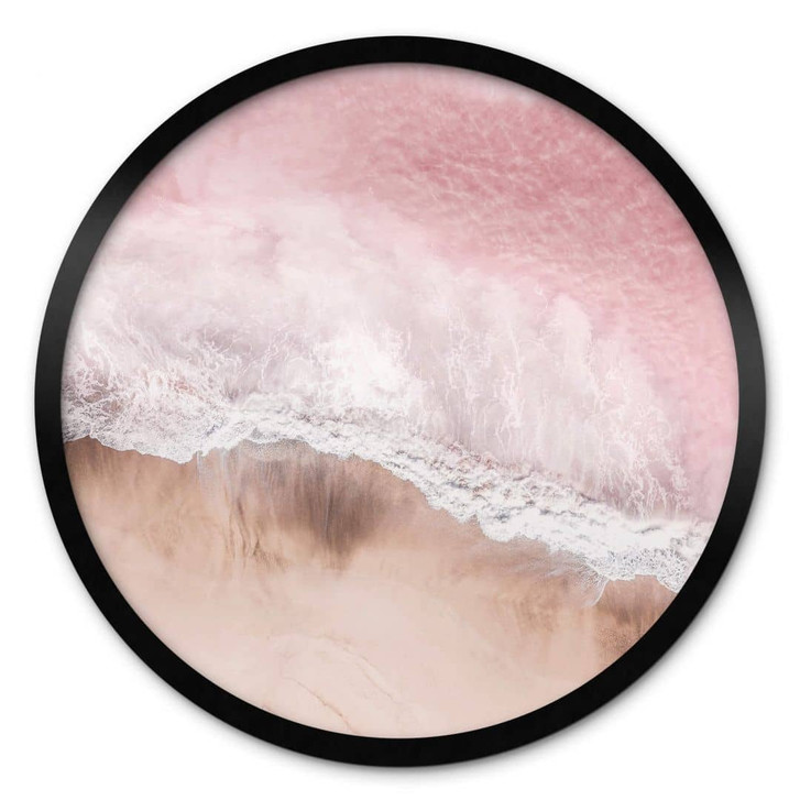 Poster Sisi & Seb - Pinkes Meer - Rund - WA407496