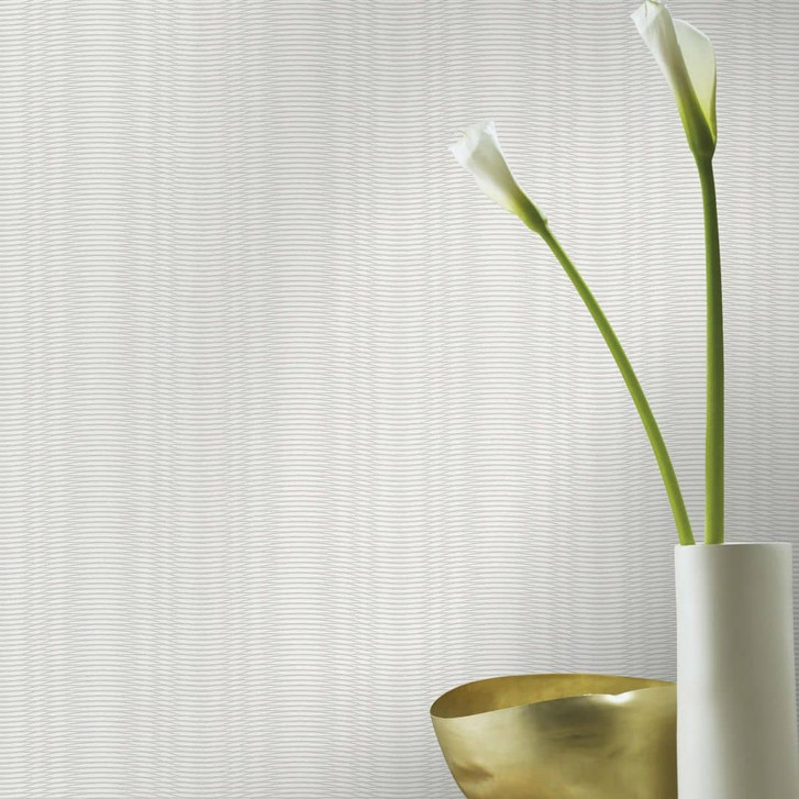 Unitapete, Mustertapete mit Struktur Bauhaus weiss - WA409916