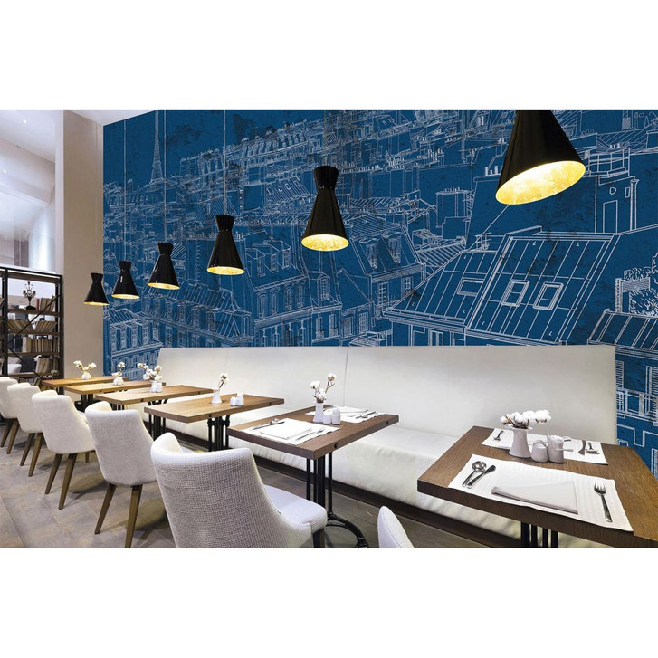 Fototapete Atelier 47 View of Paris Stadt - Architects Paper  - WA294962