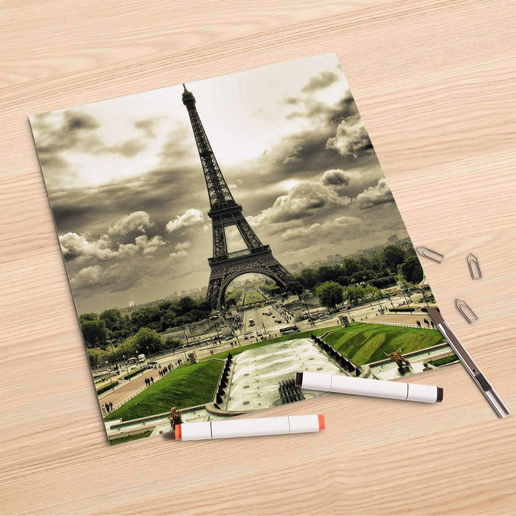 Folienbogen (30x30cm) - Eiffel Tower - CR106804