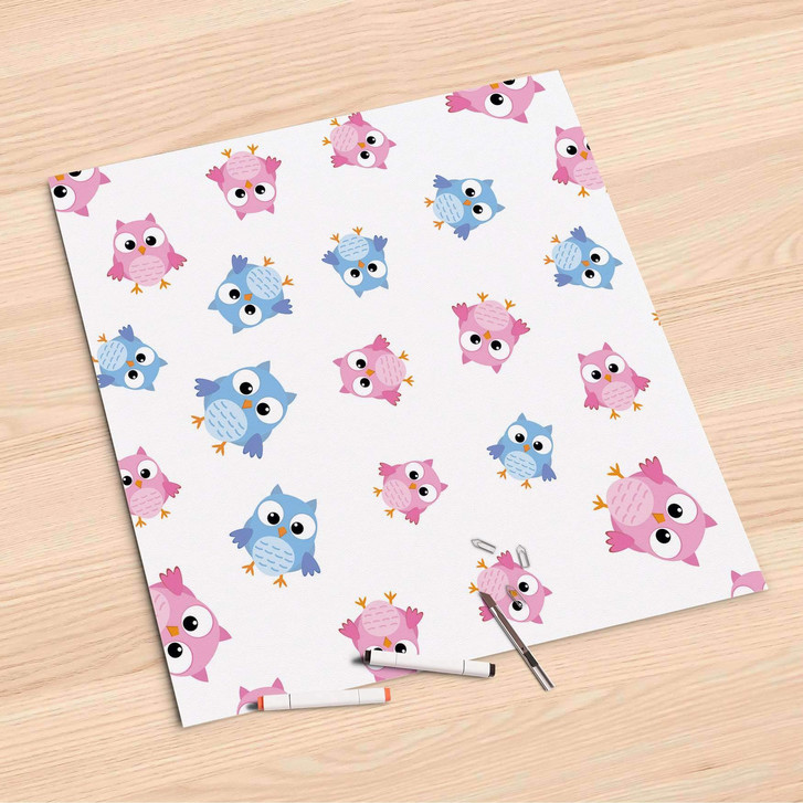 Folienbogen (60x60cm) - Eulenparty - CR107060