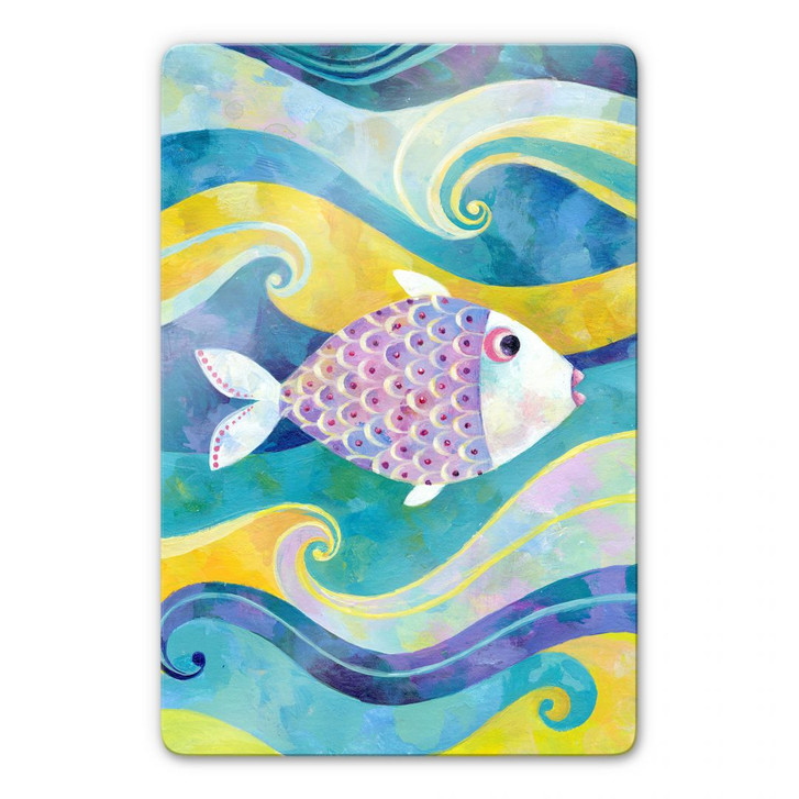 Glasbild Blanz - Der kleine Fisch - WA120931
