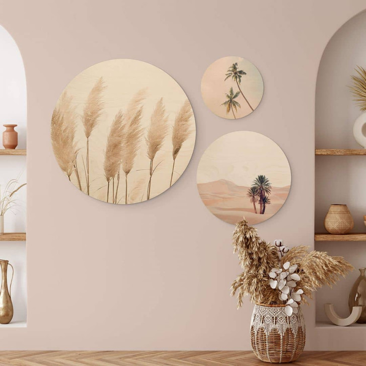 Holzbild Sisi & Seb - Heisser Sommer Set - Rund (3-teilig) - WA346402