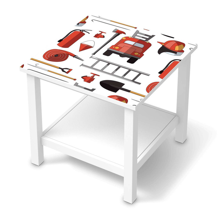 Möbel Klebefolie IKEA Hemnes Tisch 55x55cm - Firefighter - CR113540