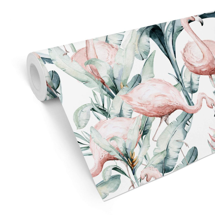 Mustertapete Kvilis - Tropical Flamingo - WA311454