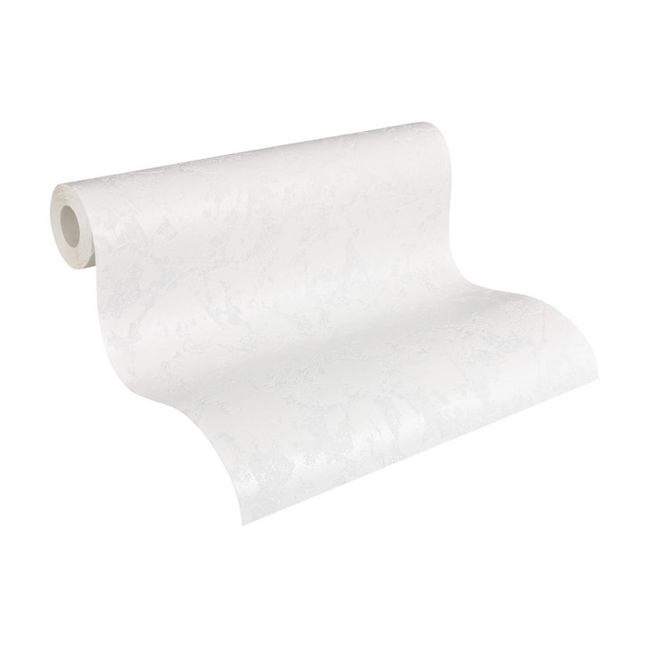 A.S. Création Vliestapete Meistervlies Strukturtapete in Putzoptik überstreichbar weiss - WA151990