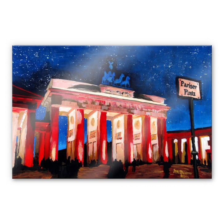 Acrylglasbild Bleichner - Berlin unterm Sternenhimmel - WA477720