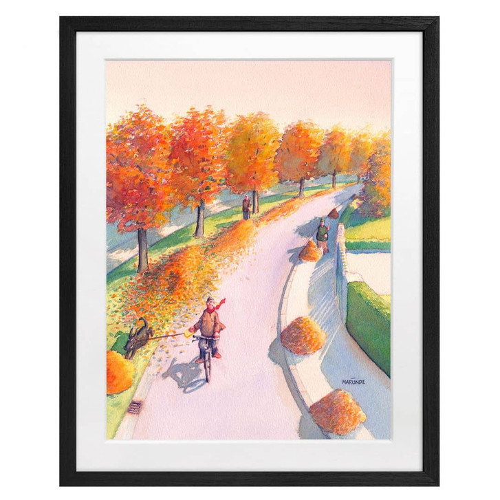 Fine Art Poster mit Passepartout - Marunde - Einfach Spass haben (2018) - WA398183