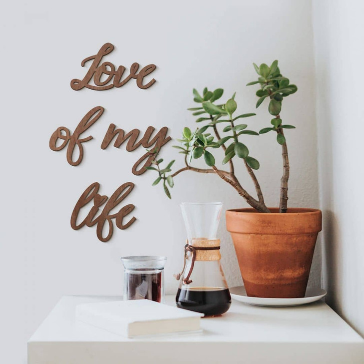 Holzdeko Mahagoni Love of my life - WA291517