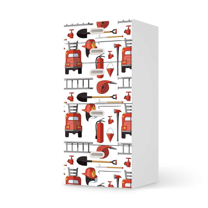 Möbel Klebefolie IKEA Stuva / Fritids Kommode - 5 Schubladen - Firefighter - CR113960