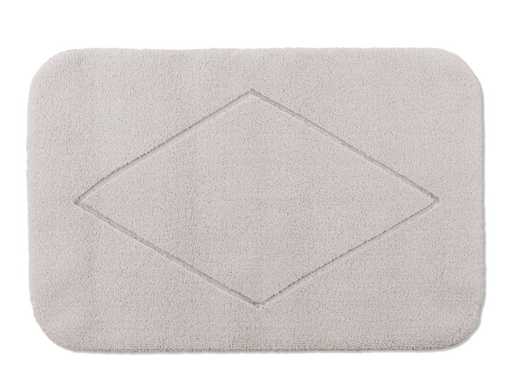 Raute Badteppich Wunschmass in Perlgrau 11 - TS449105
