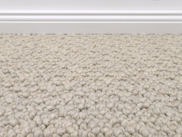 Smilla Wollteppichboden Meterware in Stone - TS554333