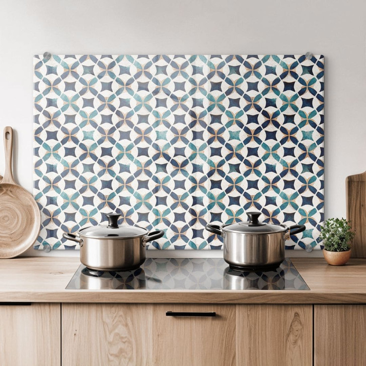 Spritzschutz Portugiesisches Muster - Azulejos - Treechild - WA429095