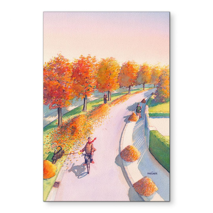 Wandbild Marunde - Einfach Spass haben (2018) - Alu-Dibond - WA395330