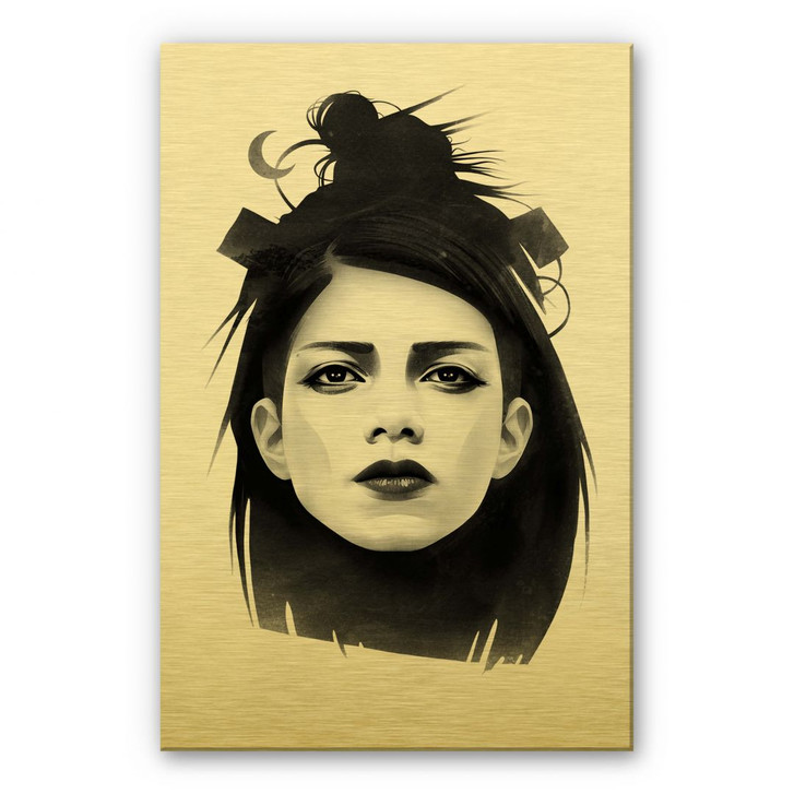 Alu-Dibond mit Goldeffekt Ireland - Undone - WA270584