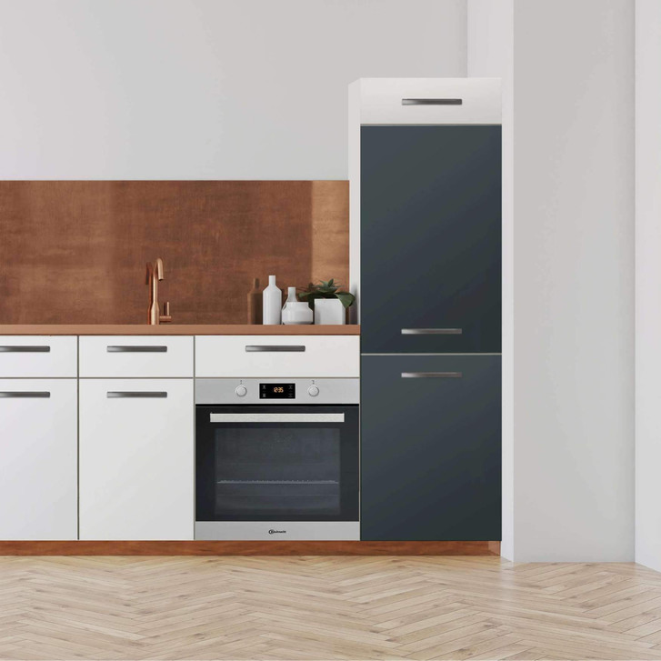 Klebefolie - Hochschrank (60x180cm) - Blaugrau Dark - CR110685