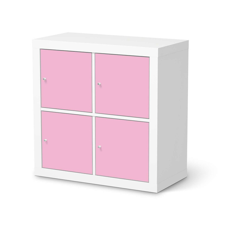 Klebefolie IKEA Kallax Regal 4 Türen - Pink Light - CR109677