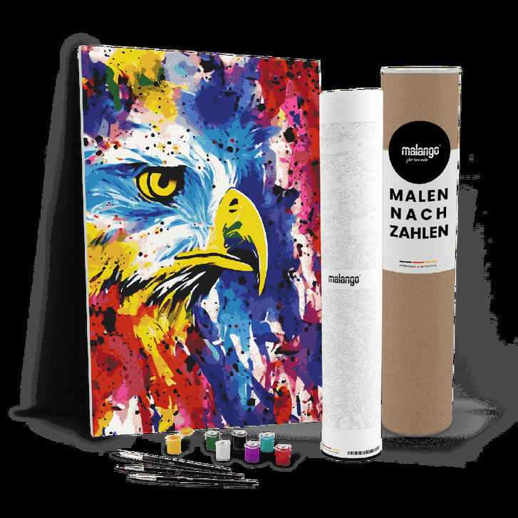 Malen nach Zahlen Leinwandbild - Adler Anton - WA446996