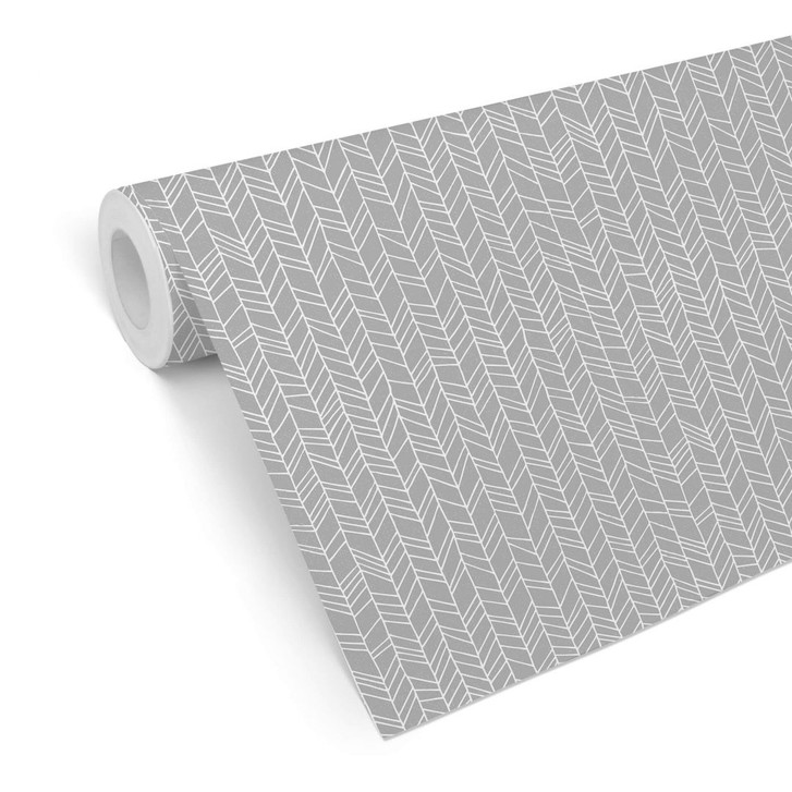 Mustertapete - abstrakte Linien - schwarzweiss - WA236667