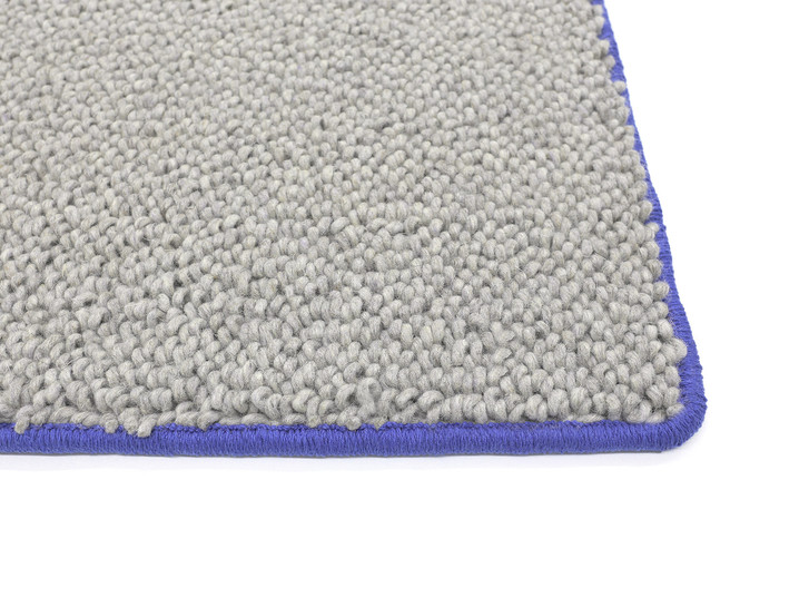 Olav Berber Kettelteppich in Elephant - Blue - TS461906