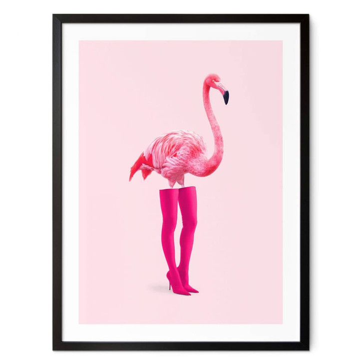 Poster Flamingo pink - Pozdniakov - Flaminciaga - WA406831