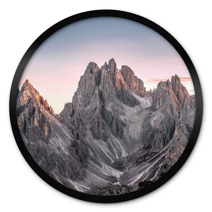 Poster Hohe Berge - Ling - Rund - WA406160