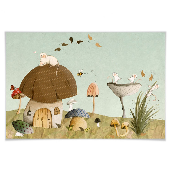 Poster Loske - Mäusegarten - WA163716