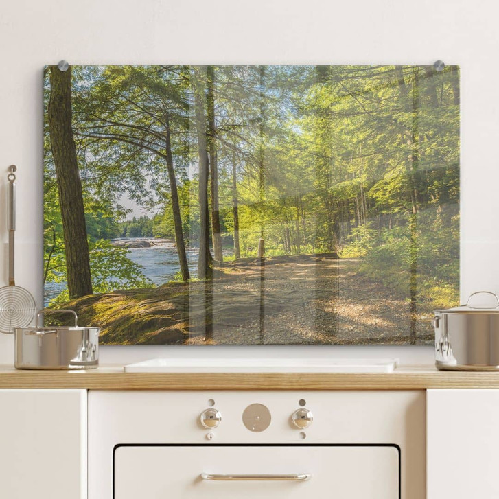 Spritzschutz Waldweg am Fluss - WA250133