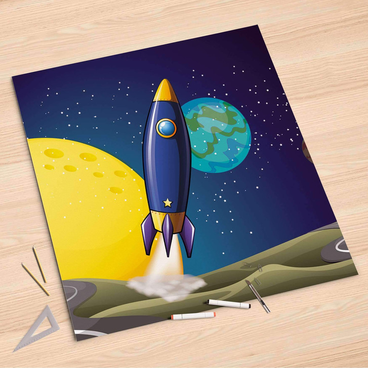 Folienbogen (90x90cm) - Space Rocket - CR107669