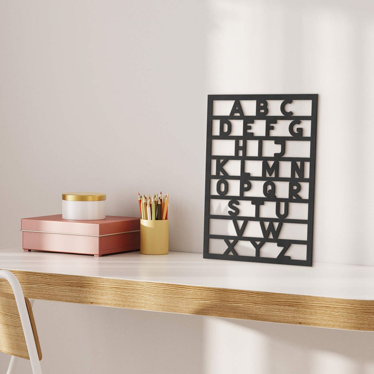 MDF - Holzdeko - Alphabet ABC - WA378473