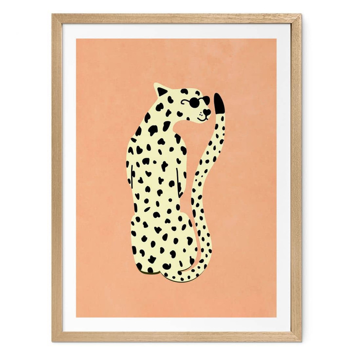 Poster Eleganter Gepard mit Sonnenbrille - Oltmanns - WA473350